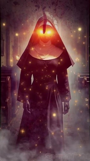 "The Demonic Nun in the Fog 😱 |ScaryNight |#horror #shorts