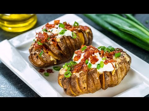 Bloomin' Baked Potato - Perfect Oven Baked Potatoes