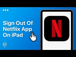 How To: Sign Out of Netflix on iPad - (EASY)
