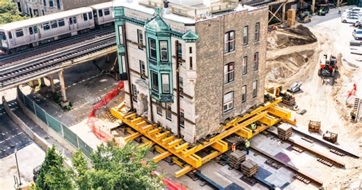 CTA selling 1890s Lakeview apartment building moved to make way for new tracks