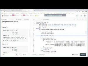 【每日一题】1594. Maximum Non Negative Product in a Matrix, 9/24/2020