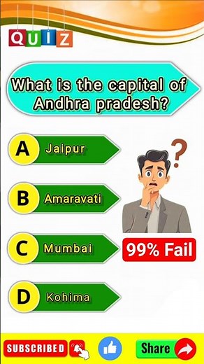 what is the capital of Andhra pradesh 🤔🇳🇪? #examora #india #all