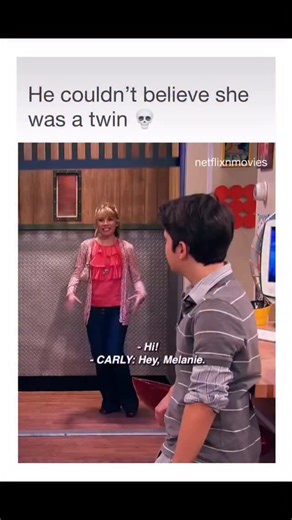 Filmstraa on Instagram: "This clip is a classic moment from the Nickelodeon show iCarly. It features a storyline where Sam Puckett’s twin sister, Melanie, is introduced, leading to a hilarious prank on their friend Freddie Benson. ​The Scene Breakdown ​In this specific episode, titled "iTwins," Sam (played by Jennette McCurdy) tells Freddie that she has a twin sister named Melanie. Freddie, who has been the target of Sam's pranks for years, refuses to believe her, convinced it is just Sam in a d