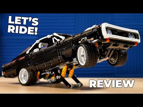 LEGO Technic Dom's Dodge Charger Set | REVIEW + TIMELAPSE 42111