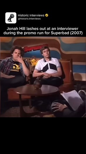 Historic Interviews 🎤 on Instagram: "Jonah Hill’s breakout didn’t come from prestige cinema—it came from Superbad, the 2007 comedy that redefined an entire generation’s sense of humor. Hill played Seth with a mix of panic, confidence, and pure teenage desperation. The film wasn’t just funny—it was painfully accurate, capturing the awkwardness of growing up in a way Hollywood rarely did. Behind the scenes, Hill and co-stars Michael Cera and Christopher Mintz-Plasse turned a low-budget script int