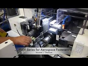 Aerospace Fasteners Thread Rolling Machine - escofier FLEX M20 electric