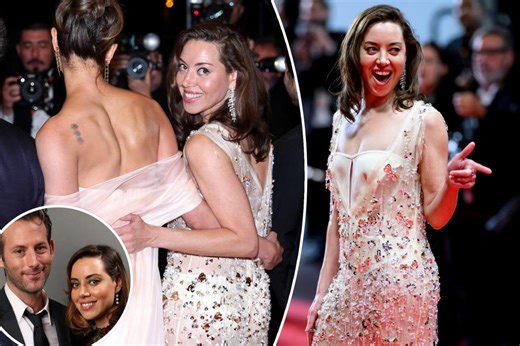 Aubrey Plaza makes her first red carpet appearance since the death of husband Jeff Baena