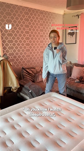 149K views · 374 reactions | She REALLY does sleep over! Stream Stacey Dooley Sleeps Over free on U. | StreamOnU | Facebook