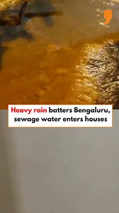 #Bengaluru experienced heavy rainfall on Saturday, which led to widespread waterlogging and massive traffic disruptions in several parts of the city. #BengaluruRains | NEWS9