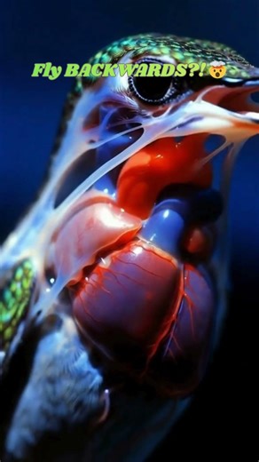 "1200 BPM Heart: Why This Bird Must Fly Backwards to Survive! ⚠️ (Hummingbird Secret)"