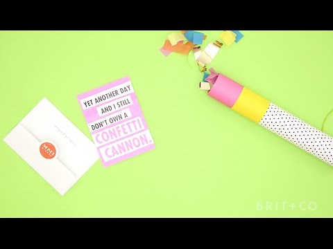 How to DIY a Confetti Cannon