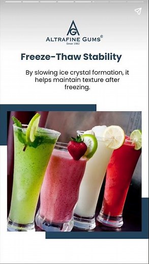 How Guar Gum Helps Maintain the Quality ans Freshness of a Beverage #altrafinegums