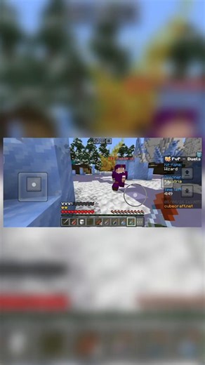 pvp battle # minecraft server # 1vs1 pvp in bedrock edition 🔥😈