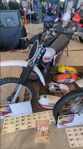 1975 Yamaha DT100 and 1976 Yamaha YZ100