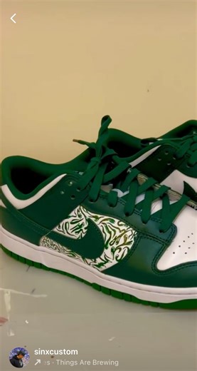 Custom Nike dunk shoes! Easy customs for beginners. Reuploading my Instagram customs!