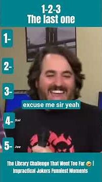 The Library Challenge That Went Too Far 🤣 | Impractical Jokers Funniest #funny #viral #shorts