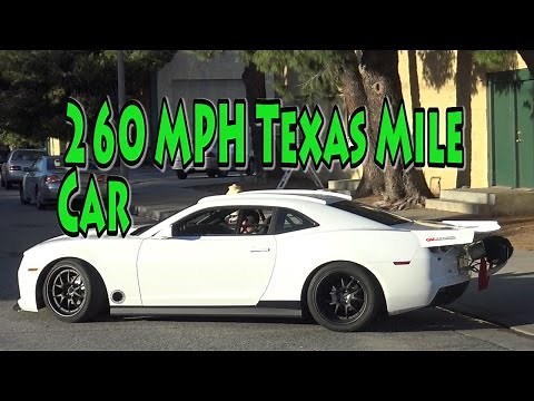 Amazing 260 MPH COPO Camaro. Texas Mile Contender. Nelson Racing Engines.