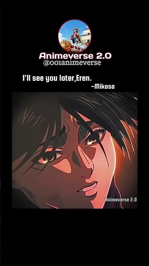 The Pain of Mikasa's Final Line: Eren and Mikasa Voice Actor Emotional Scene 🥺 #eren #mikasa #aot