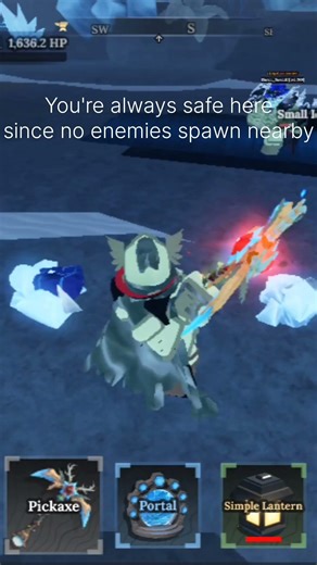 AFK spot for Early Game Players in Peak Cave.#roblox #gaming #shorts