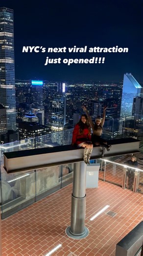 Would you do it? Glam of NYC and I LOVED IT!!!! The new addition to Top of the Rock Observation Deck is THE BEAM EXPERIENCE 💯➡️ SAVE & SHARE it with the person you would do it with ⭐️⭐️⭐️Reliving the iconic 1932 pic depicting 11 ironworkers lunching precariously on a steal beam, 69 stories high 📸🎟️ $25 ADD ON to your general admission ticket and express passes⭐️⭐️⭐️ See stories to get a sense of the VIP Rock Pass ($250) experience, which includes the beam experience and it also gives you acce