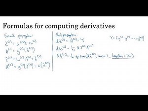 Gradient descent for Neural Networks by Prof. Andrew NG