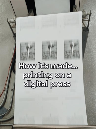 How it's made... printing a book on a digital press 📖 😲 #howitsmade #manufacturingprocess