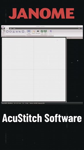 Janome AcuStitch: Creative Embroidery Software
