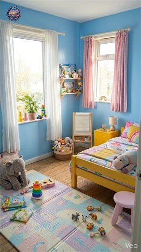 Kids Bedroom Makeover | Cute Kids Playroom Decoration Ideas | Colorful Montessori Room Setup