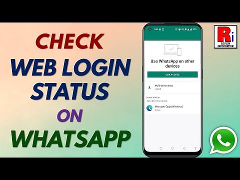 How to Check Your Web Login Status on WhatsApp