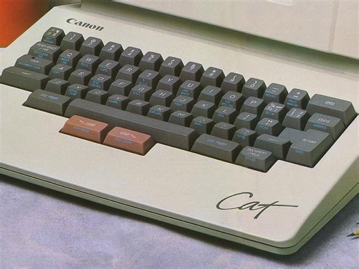 Remember the Canon computer designed by the Macintosh's creator?