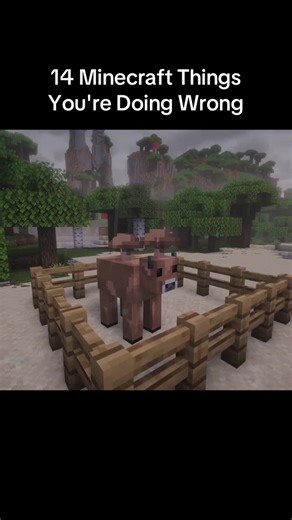 14 Minecraft Things You're Doing Wrong | minecraft