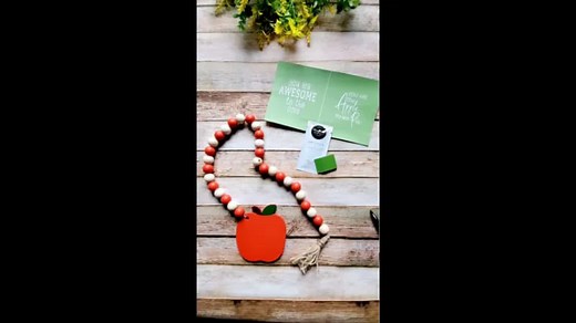 4.1K views · 72 reactions | DIY Apple Garland  #magnoliadesignco #teacherappreciationweek #diygifts | Magnolia Design Co | Facebook