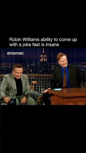 Robin Williams spontaneity needs to be STUDIED 😂