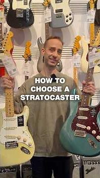 Quick guide to the ‪@fender‬ Stratocaster. Take a closer look at the full lineup on our Riffs blog