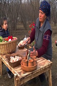 Village Style Khinkali With Chicken.🏘🧑🏻‍🍳😋🥰 | Cooking Family