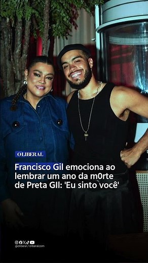 Francisco Gil emociona ao lembrar um ano da m0rte de Preta GIl: 'Eu sinto você'