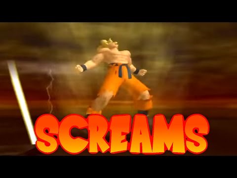 ALL GOKU'S SCREAMS IN DRAGON BALL Z BUDOKAI