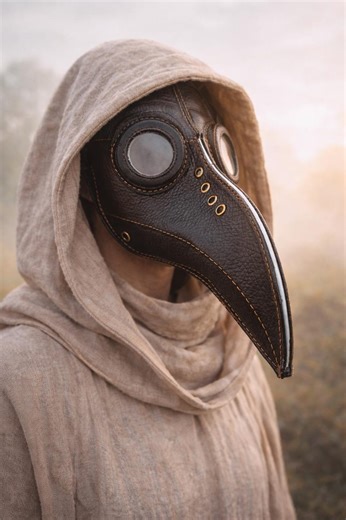 Plague Doctor Mask Steampunk Gothic Cosplay | Handmade Victorian Fantasy Leather LARP Mask - Etsy
