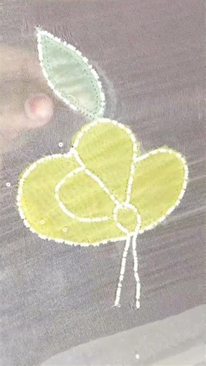simple hand work embroidery designs flower 🌻🌹 #trending #shots #viral #design #2026