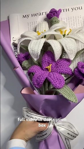 HOW TO WRAP CROCHET FLOWER BOUQUET 🩷 #howtowrap #wrapping #crochet
