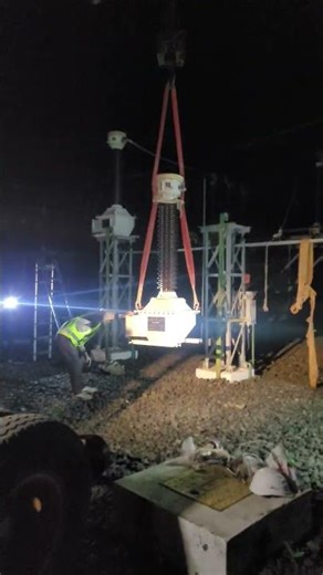 132 KV PT installation #132kv #solar