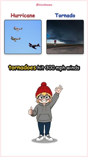 Hurricane vs Tornado — can you spot the difference?