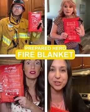 Fire Blanket Showdown: Prepared Hero vs. Traditional Extinguishers!