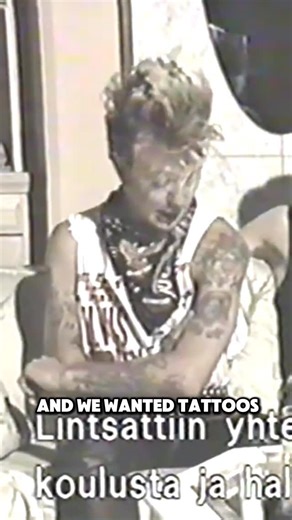 THE STRAY CATS (OFFICIAL) on Instagram: "Brian Setzer discusses his first tattoo during an interview in Helsinki, Finland 1989"