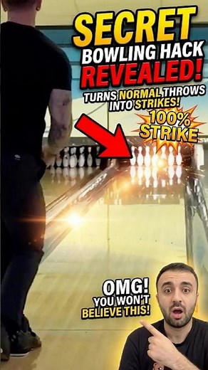 This Bowling Trick Gets a Strike Every Time 🎳😳