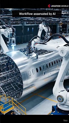 AI Optimizes Manufacturing | Robotic Plane Production