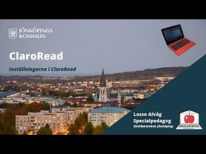ClaroRead - Inställningar