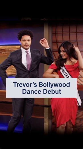 4.2M views · 48K reactions | #TDSThrowback to when Trevor tried his hand at Bollywood dancing with the help of Miss Universe Harnaaz Kaur Sandhu | The Daily Show | Facebook