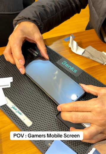 Mobile Gaming Matte ( Anti-Reflective) Screen Protector #temperedglass #foryoupage #viralvideo #gamingaccessories #tiktoknepal