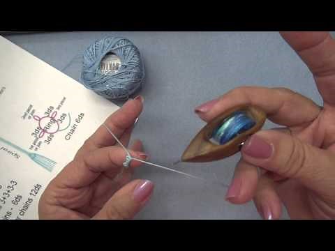 gina's Ring Chain Beginner Tatted Cross - part 1